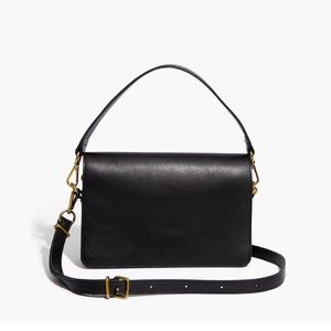 Madewell flap convertible crossbody bag in black